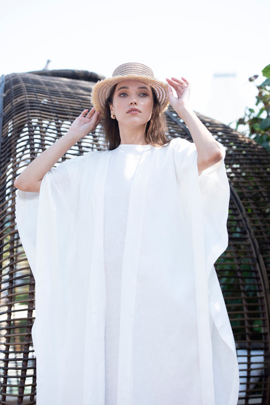 Roleta Linen Cotton Poncho