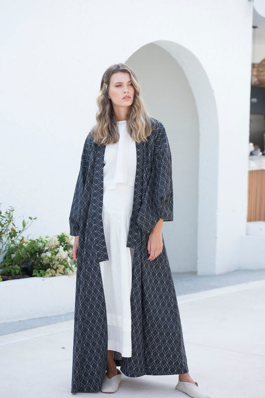 Capri Patterned Kimono